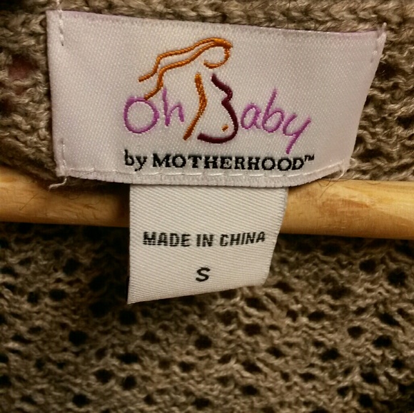 Oh Baby Maternity light sweater, Size S, EUC - Picture 2 of 6